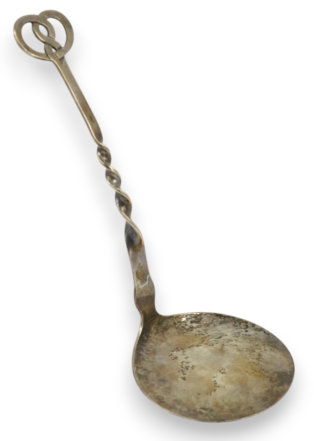 A George V Keswick School of Industrial Arts silver serving spoon, Chester, 1929, 17.5cm. Condition - fair